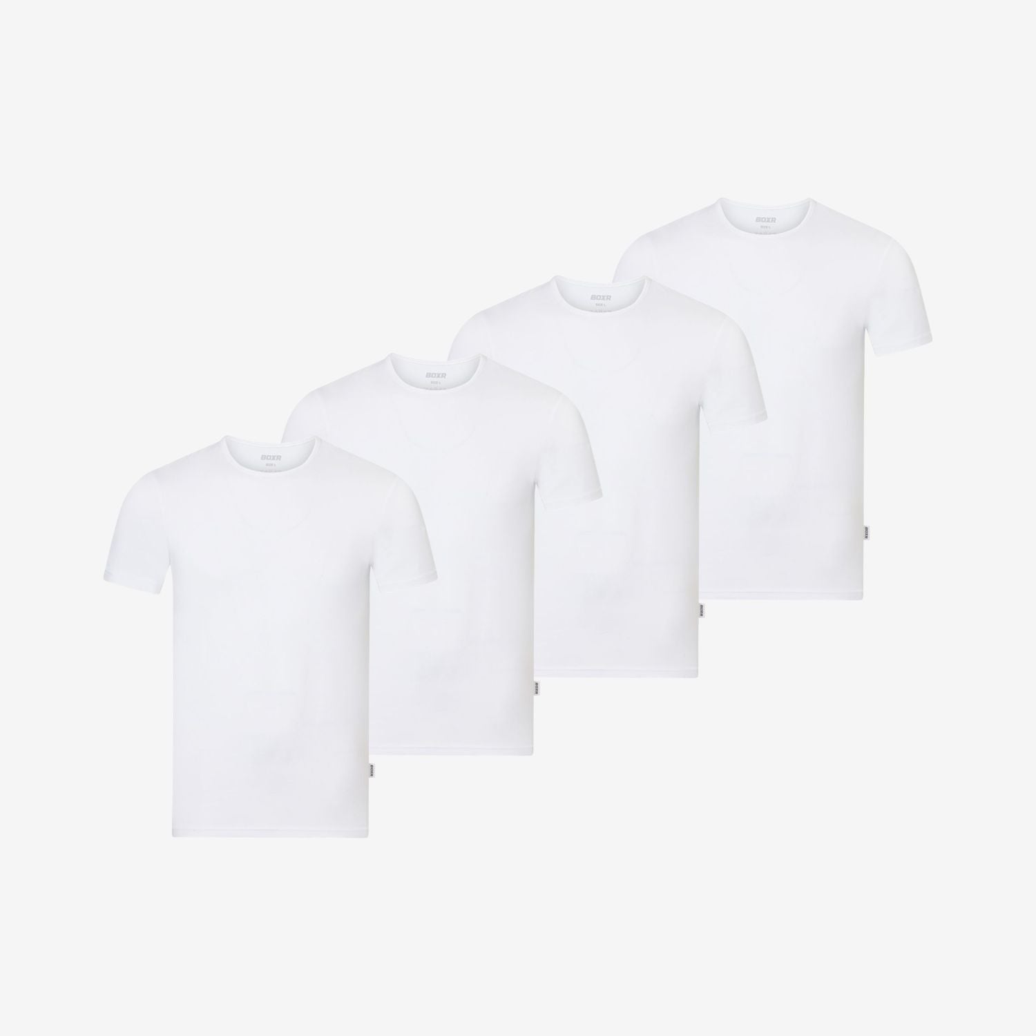 Bambus Unterziehshirts Rundhals 4er-pack