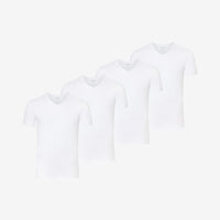 Bambus Unterziehshirts V-Ausschnitt 4er-pack