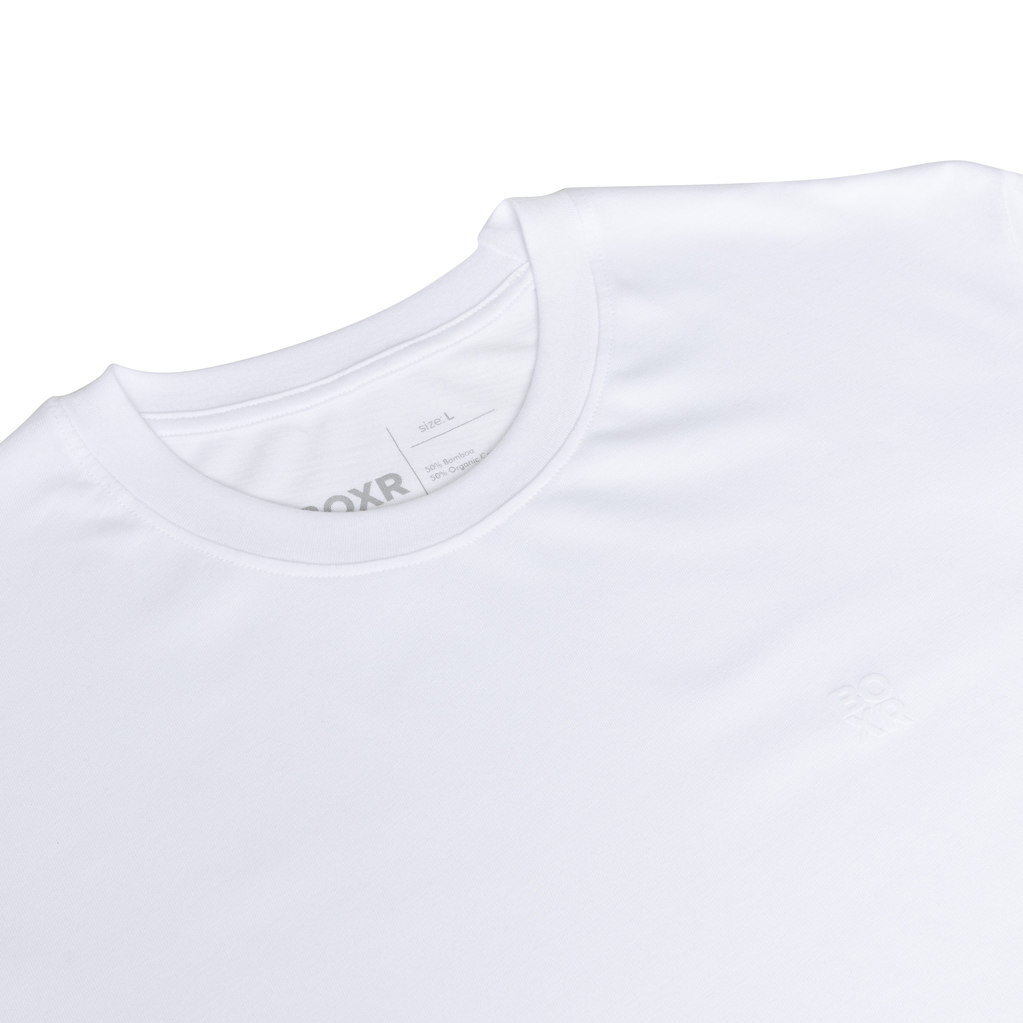 BOXR | Bambus Casual T-Shirt 1er-Pack Weiß