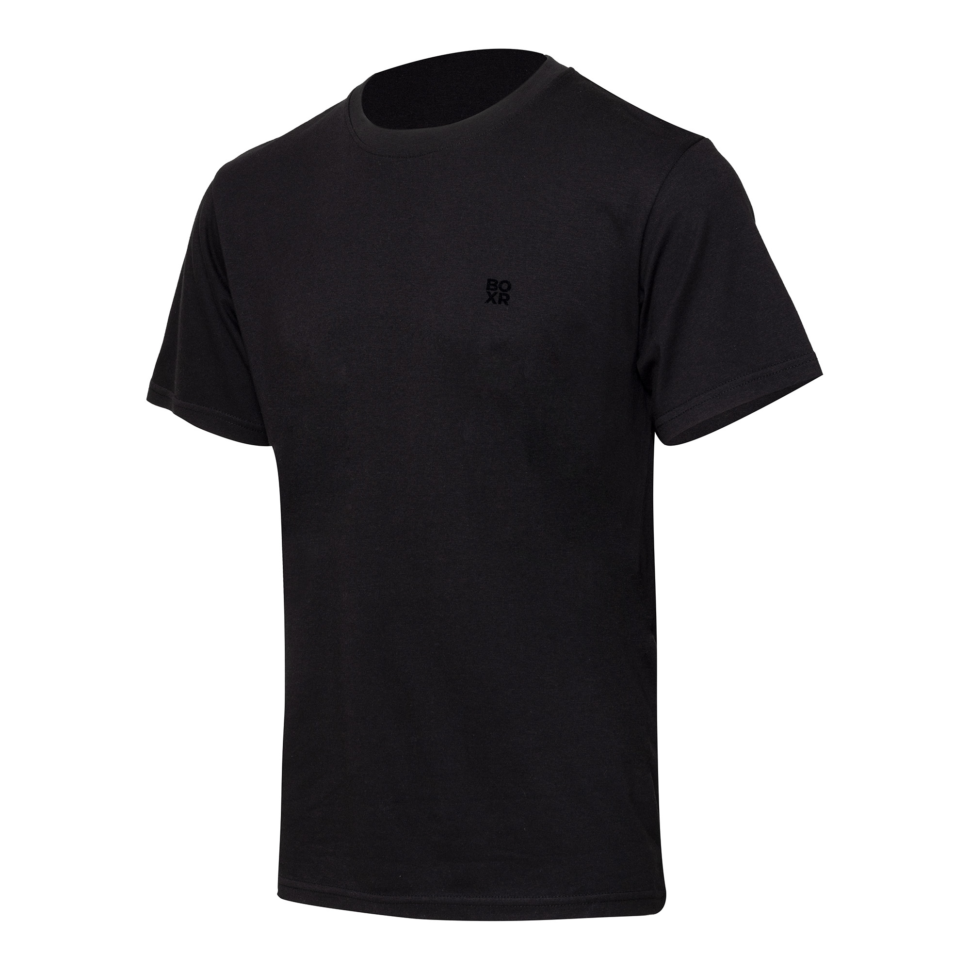 BOXR | Bambus Casual T-Shirt 5er-Pack Schwarz