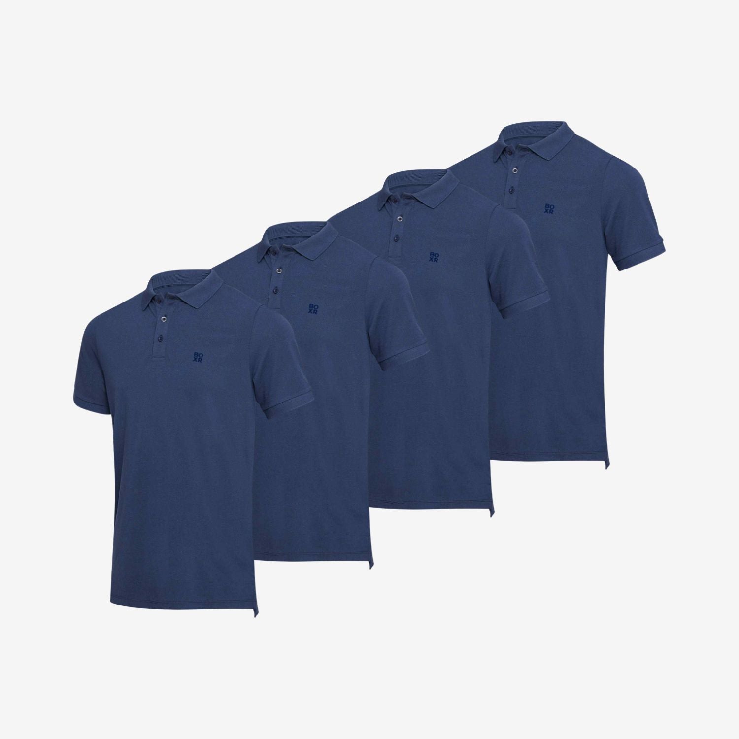 Bambus Poloshirts 4er-pack