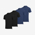 Bambus Poloshirts 4er-pack