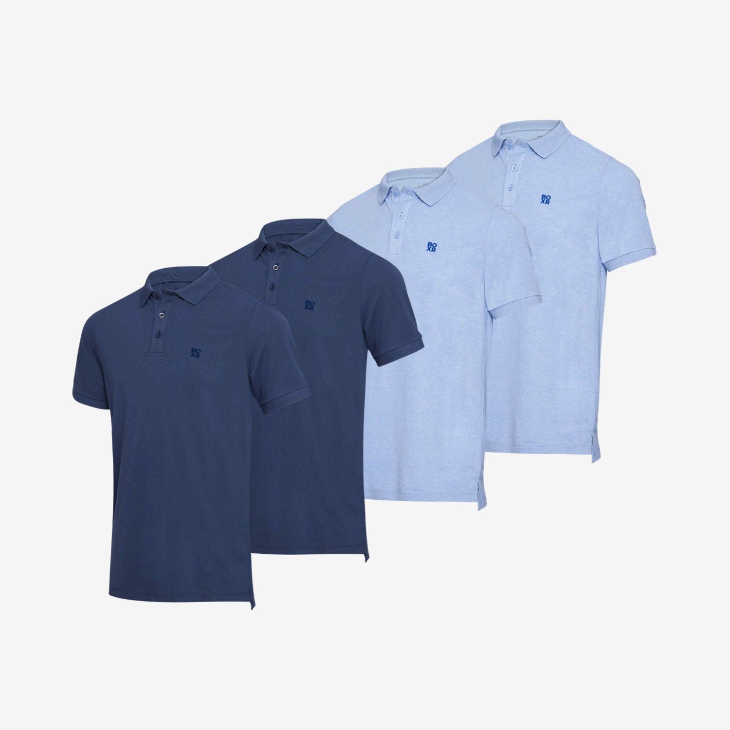 Bambus Poloshirts 4er-pack