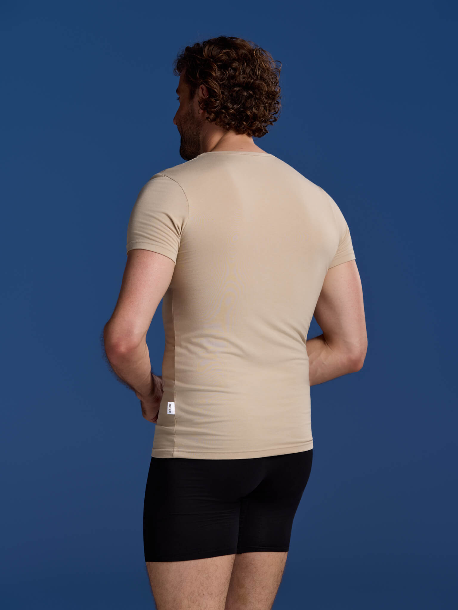 BOXR | Bambus T-Shirt - 4er-Pack - Khaki Beige